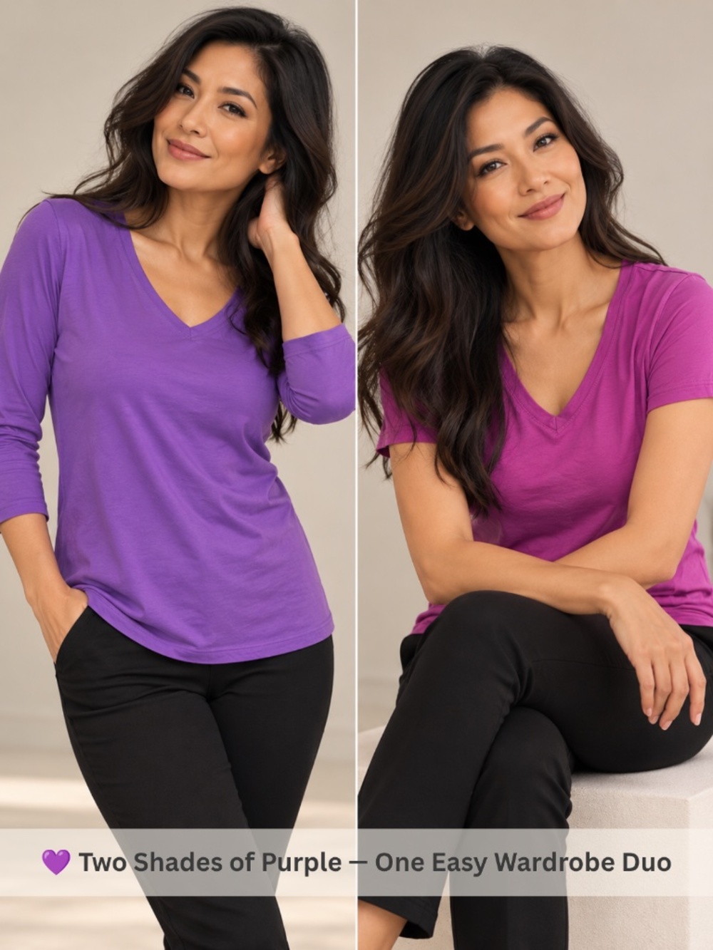 💜 Two Shades of Purple | Two Beautiful Everyday Essentials | NWOT